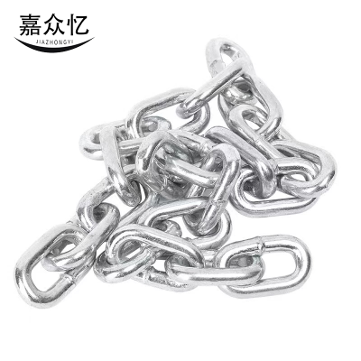 嘉众忆 镀锌铁链条6mm JZY-TLT01 米