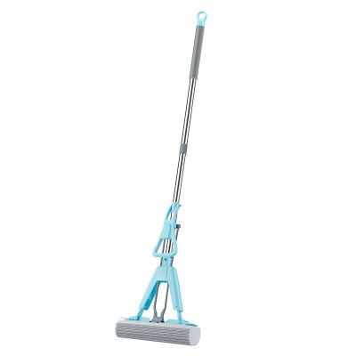 拖比特家用免手洗懒人拖把挤水吸水海绵一拖净多功能胶棉拖把头弧威(HUWEI)