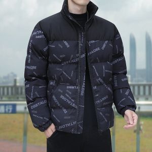棉服男2023冬季潮流加厚面包服棉袄男棉衣外套上衣