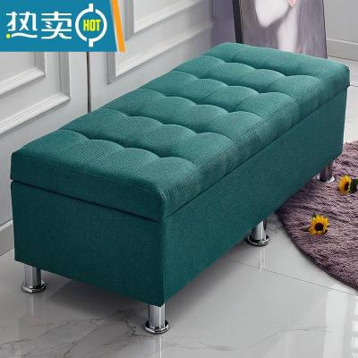 敬平服装店长方形沙发换鞋凳鞋柜床尾储物凳可坐收纳更衣室试衣间凳子收纳凳