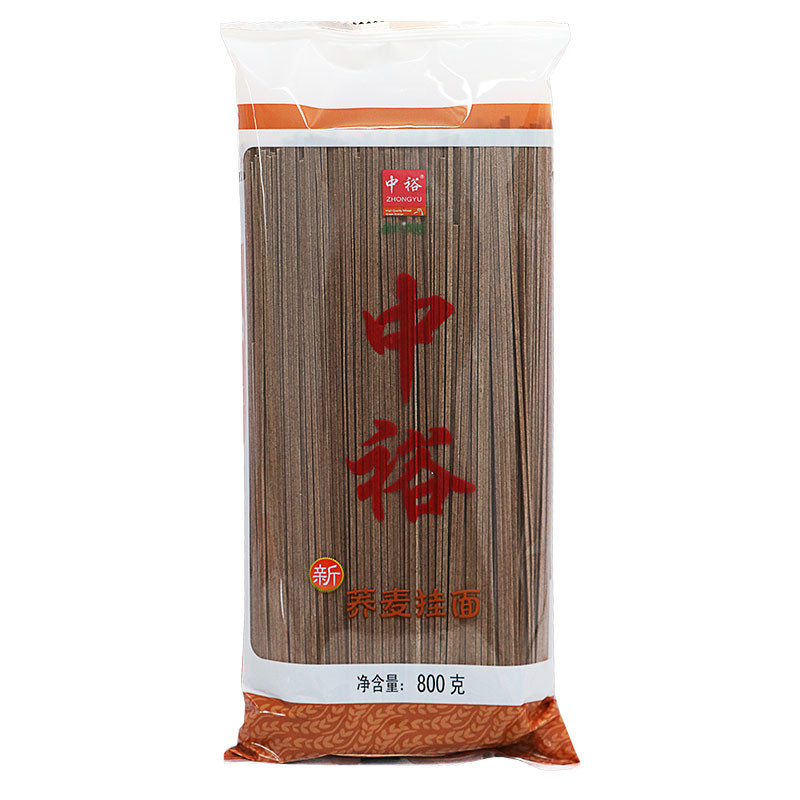 中裕(zhongyu)荞麦挂面800g山东面食筋道爽滑健康方便速食汤面早餐