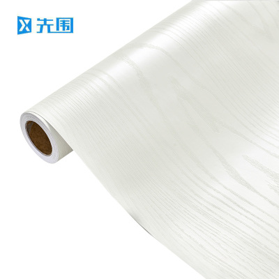 先围 壁纸 PVC自粘枫木米白 卷