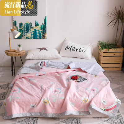 里外棉三斤空调被棉夏凉被3斤单双人夏季可水洗薄被子2斤被芯 三维工匠