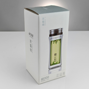 鋆珑 茶艺师系列 双层玻璃杯便携式月牙杯 韵300 个