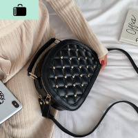 菱格铆钉包包贝壳女包春夏季新款2020潮手提包小包单肩斜挎包百搭NEW LAKE女斜挎包