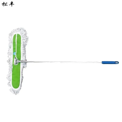 松丰尘推棉线平板拖把酒店家用拖布免手洗懒人宽平拖90cm*15cm 把