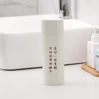 旅行洗漱杯便携牙具盒简约牙缸出差旅游刷牙杯子情侣创意牙刷收纳 三维工匠 米色