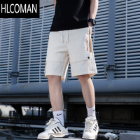 HLCOMAN短裤男士夏季薄款2025新款工装五分裤男款冰丝速干休闲运动中裤子