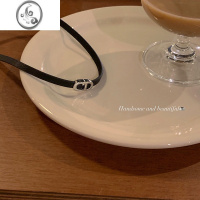 JiMi银欲字母CDchoker项链女款小众设计感高级锁骨链颈链气质项圈颈带