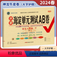 语文(人教版) 一年级下 [正版]2024春非常海淀单元测试AB卷一年级下册语文人教版RJ 小学1年级同步单元阶段素养评