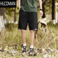 HLCOMAN2025季新款夏季大码运动休闲短裤薄款男款宽松休闲户外五分裤