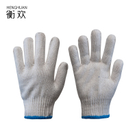 衡欢(HENGHUAN)劳保棉线手套加厚防护耐磨防滑手套RZ-ST06双(1双装)