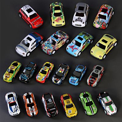 多只装迷你合金小汽车滑行小车儿童男孩玩具车模型耐摔回力小汽车