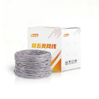 领柯捷 LKJ-WX10 300.00米/箱 0.50mm 超五类4对低烟无卤非屏蔽 网线 (计价单位:箱) 灰色