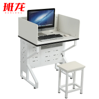 班龙屏风电脑桌0.8m白色套