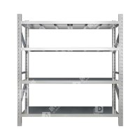 居将 JJ4012918 不锈钢货架201材质四层仓储货架 200*60*200cm/500kg主架