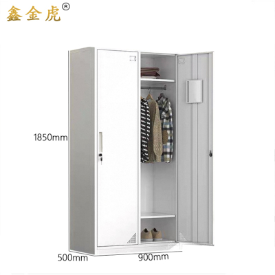 鑫金虎衣柜员工存包柜两门 900*500*1850mm