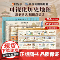 [加大加厚]中国历史世界历史长河图图说中国史图说世界史细说中国史世界史历史知识点考点速记中学生初一初二初三中考必背复习