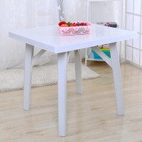 户外椅子塑料桌子沙滩休闲椅塑料桌椅大排档塑料椅子 80正方桌(无档)