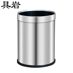 具岩 不锈钢垃圾桶 10L 个