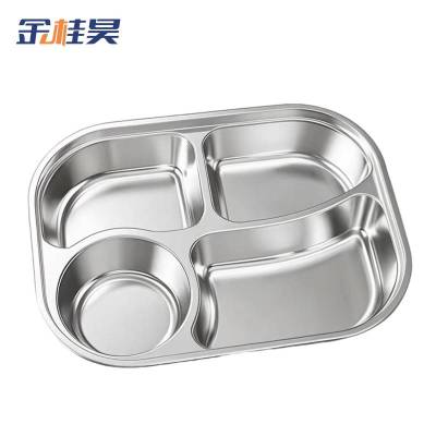 金桂昊 不锈钢饭盒 1500ML四格 个