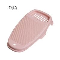 轻矜家用宿舍塑料小型板创意搓衣板跪用洗衣搓板婴儿儿童学生小号 三维工匠 灰色