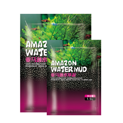 水泥底砂根肥水晶虾泥开缸伴侣水泥鱼缸造景陶粒砂基肥