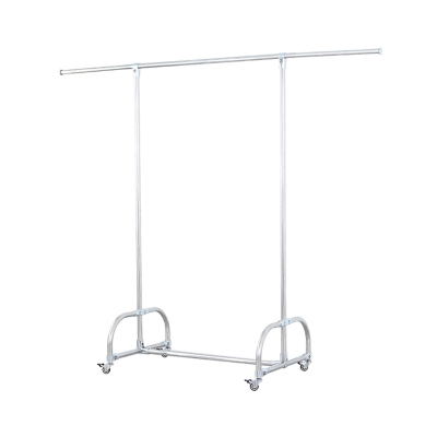 翌嘉YJ-CI-304 304不锈钢晾衣架移动伸缩单杆式晒衣架 不可升降高度款 800*520*1450