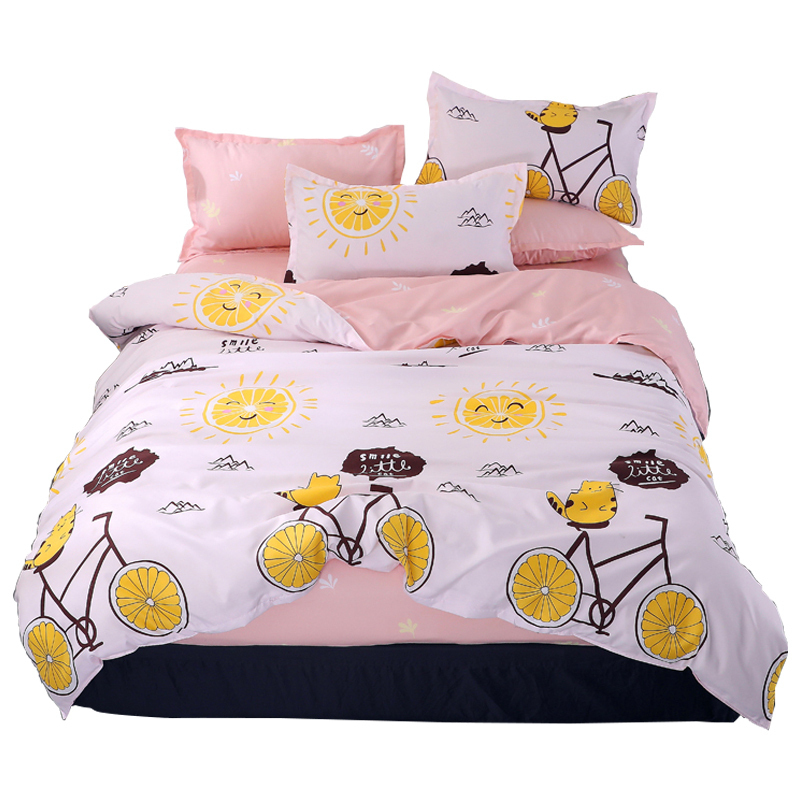 美帮汇寝室床上三件套被套 少女床单四件套大学生宿舍被子全套装