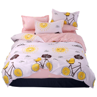 美帮汇寝室床上三件套被套 少女床单四件套大学生宿舍被子全套装