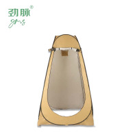 劲脉 户外洗澡帐篷 卡其色-120*120*190CM 顶