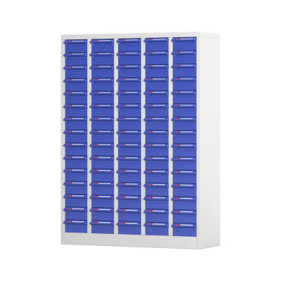 臻远 ZYLJG-W24 零件柜 75抽蓝色无门大号 895*300*1262