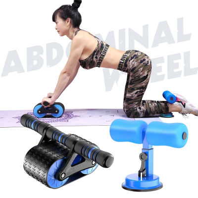  AB组合套装坦克轮卷腹稳脚仰卧起坐辅助器自动腹肌回弹健腹轮收腹