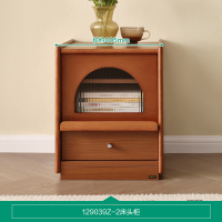全友家居床头柜现代简约小户型卧室家具床边储物收纳柜置物柜子