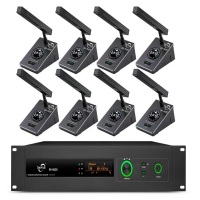 DeiYuS/无线话筒麦克风会议一拖八真分集会议(一台主机8个会议)/BH-8600/套