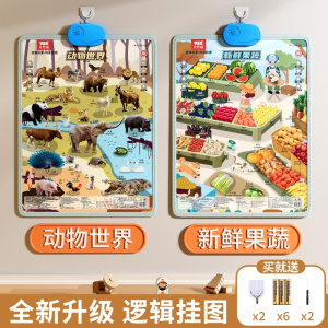 婴儿消耗体力玩具6个月以上宝宝早教有声挂图磨耳朵女孩8益智礼物