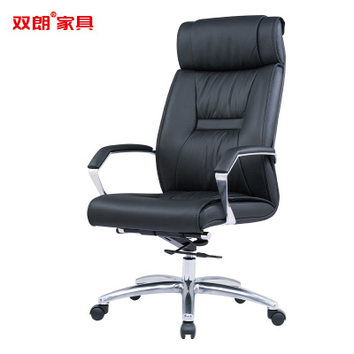 双朗 皮质高背办公椅 SL-143427JY 640*665*1215mm 黑色 张