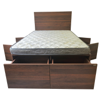 亿铁(YI TIE)实木高箱床/床垫套装