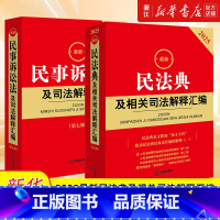 [2册]2025最新民法典+民事诉讼法及司法解释汇编 [正版]2册2025民法典+2024民事诉讼法及司法解释汇编民法总