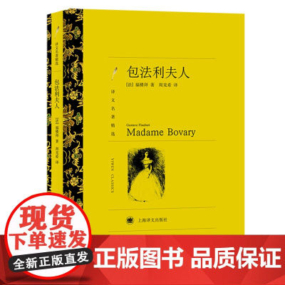 包法利夫人(译文名著精选) 福楼拜 周克希 译 上海译文出版社 正版书籍