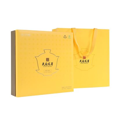 天府龙芽绿茶尊龙138g四川雀舌明前春茶浓香型茶叶礼品盒装