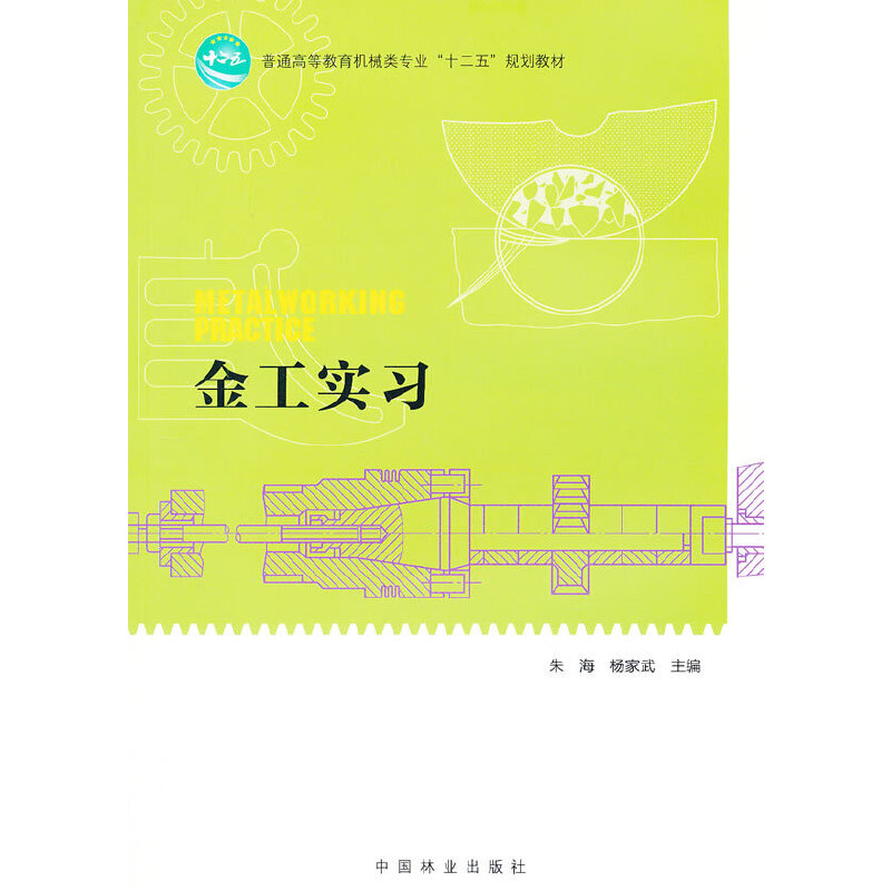 正版新书]金工实习(十二五高等)(1-1)朱海,杨家武 主编9787503