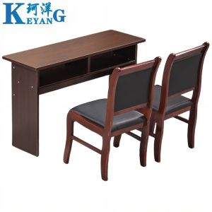 珂洋 培训长条桌 120*40*75cm(一桌二椅) 套
