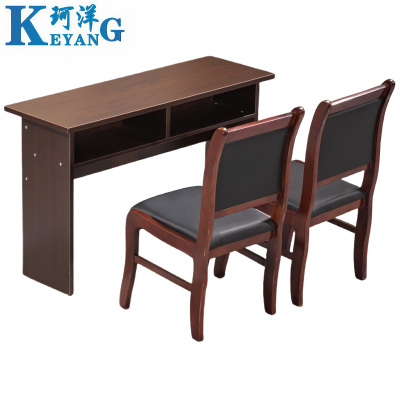 珂洋 培训长条桌 120*40*75cm(一桌二椅) 套