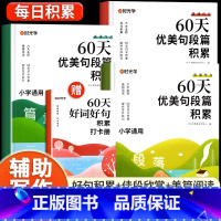 8册[1-2年级]优美句子+语文晨诵晚读+英语晨读美文 小学通用 [正版]60天优美句段篇积累大全小学生通用一二三四五六