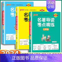 语文 八年级/初中二年级 [正版]2024新版 初中书名著导读考点精练 初中生七八九年级人教版初一初二初三配套阅读理解