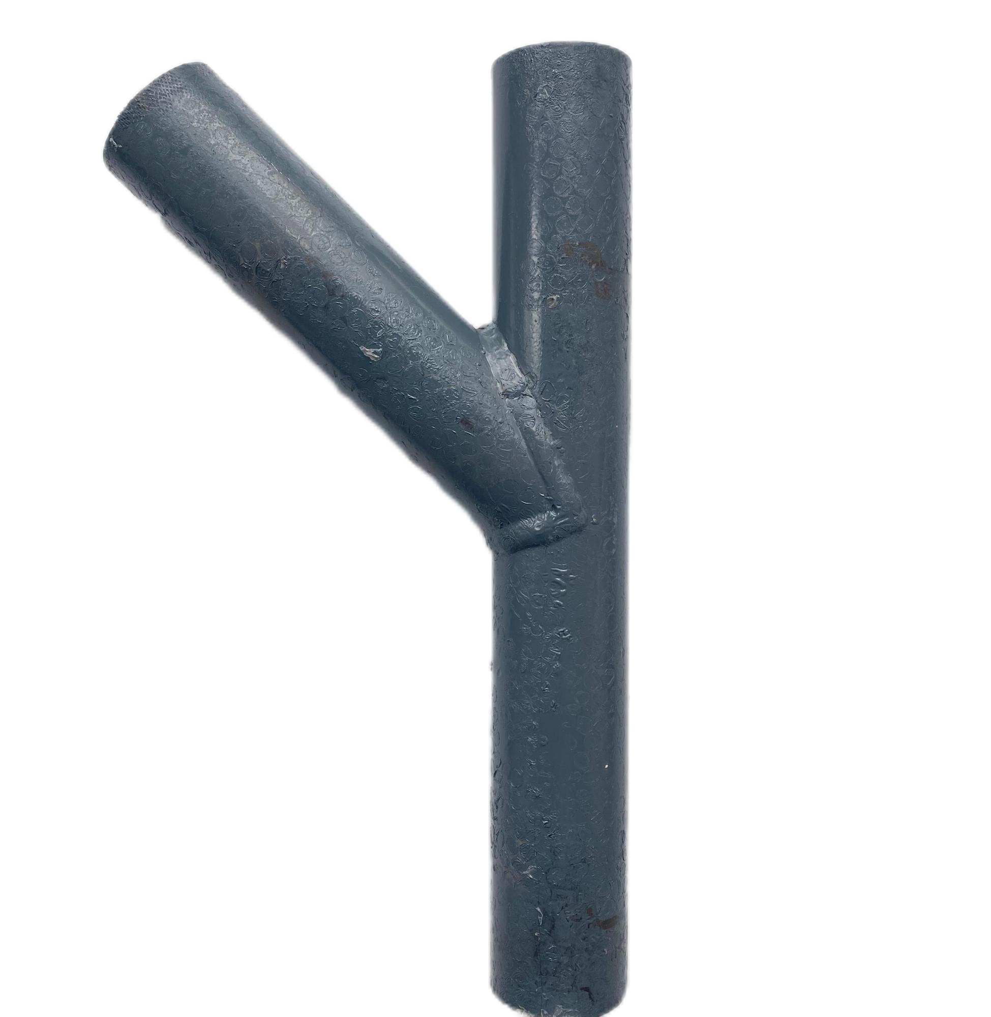 新鑫兴 复合陶瓷耐磨钢管偏三通 DN80