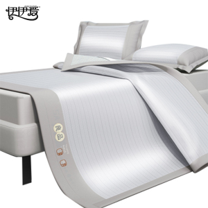 伊伊爱 宽头绣花冰柔席三件套