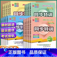 语文同步特训 人教版 二年级上 [正版]2025新版小学同步特训语文数学英语科学二年级三年级四年级五年级六年级上册下册人
