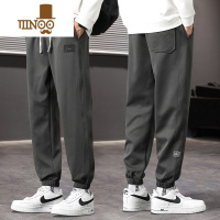 YANXU秋季裤子男士2023新款束脚潮牌运动卫裤男装夏季九分休闲长裤